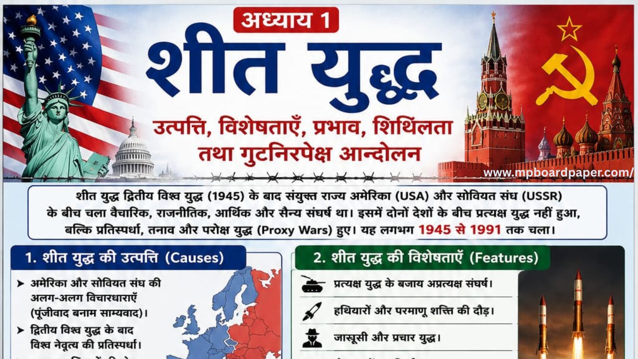शीत युद्ध: उत्पत्ति, विशेषताएँ, प्रभाव, शिथिलता तथा गुटनिरपेक्ष आन्दोलन